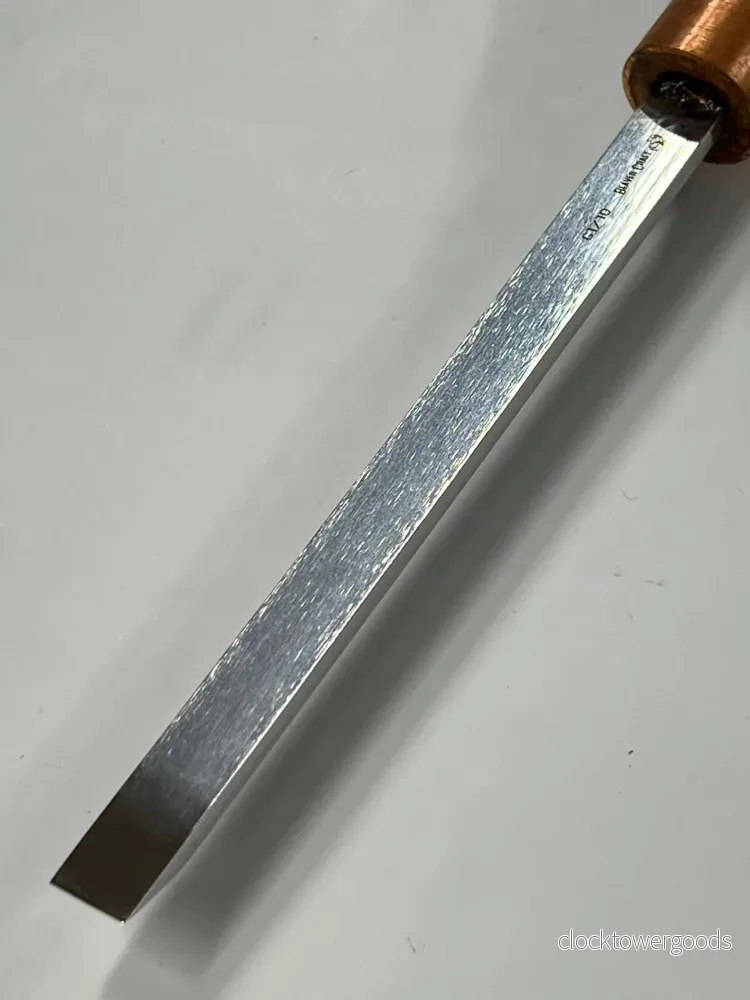 Träsniderijärn 130x10mm rak platt mejsel - Bild 3