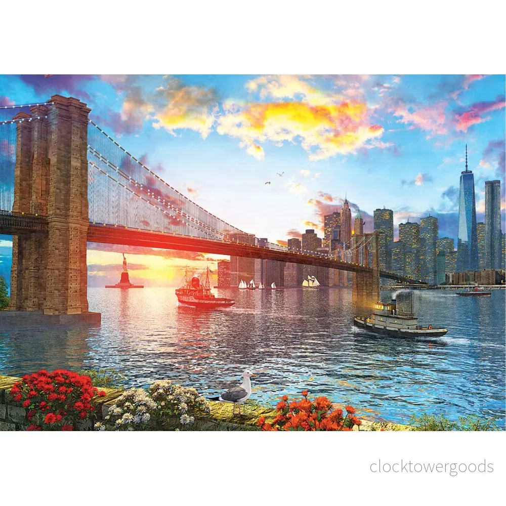 Solnedgång i New York