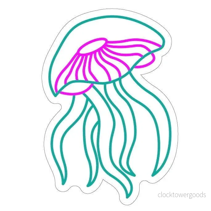 "SQUID" Led neonskylt. - Bild 3