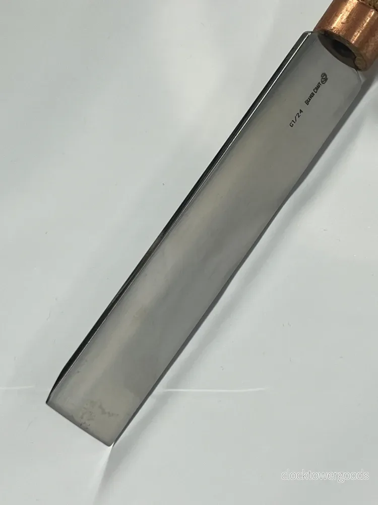 Träsniderijärn 130x24mm rak platt mejsel - Bild 3