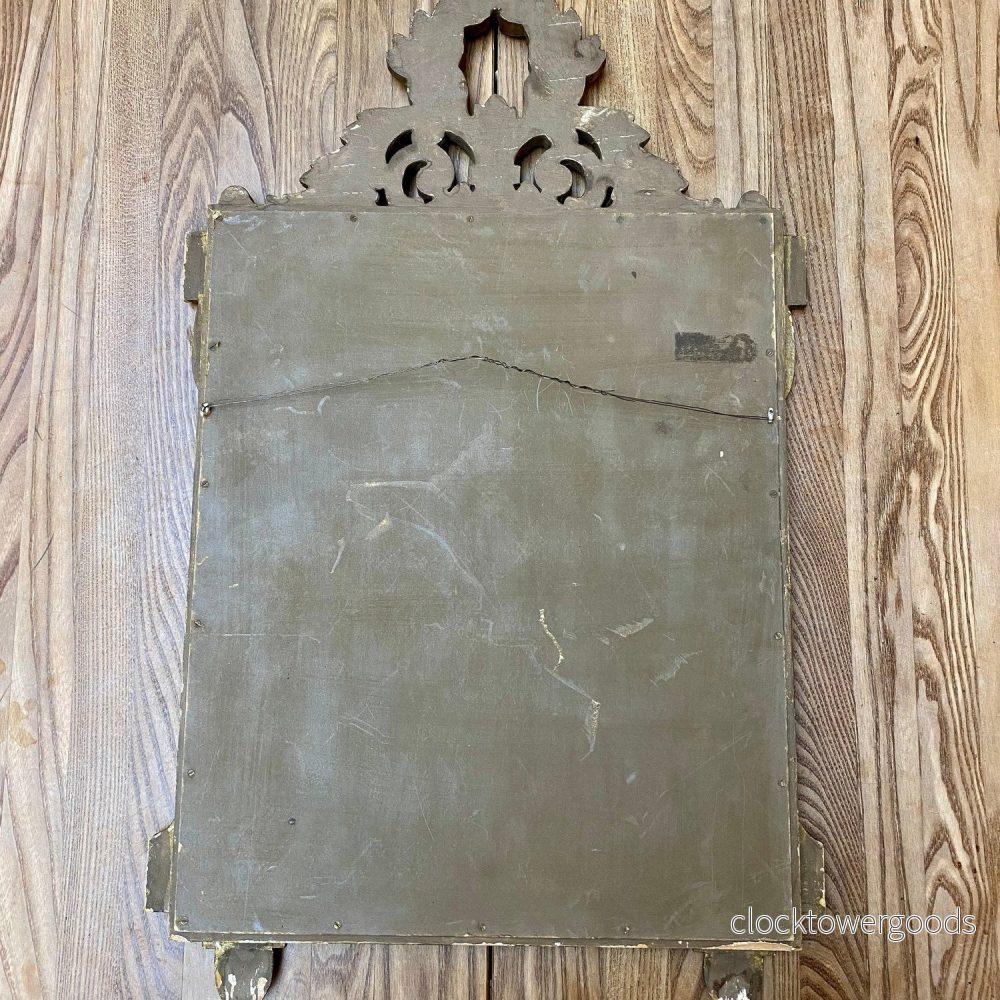 Vintage Gilt Mirror With Laurel Wreath Crest - Bild 3