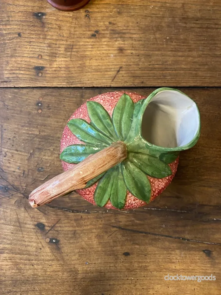 Vintage Italian Strawberry Pitcher – 26 cm - Bild 3