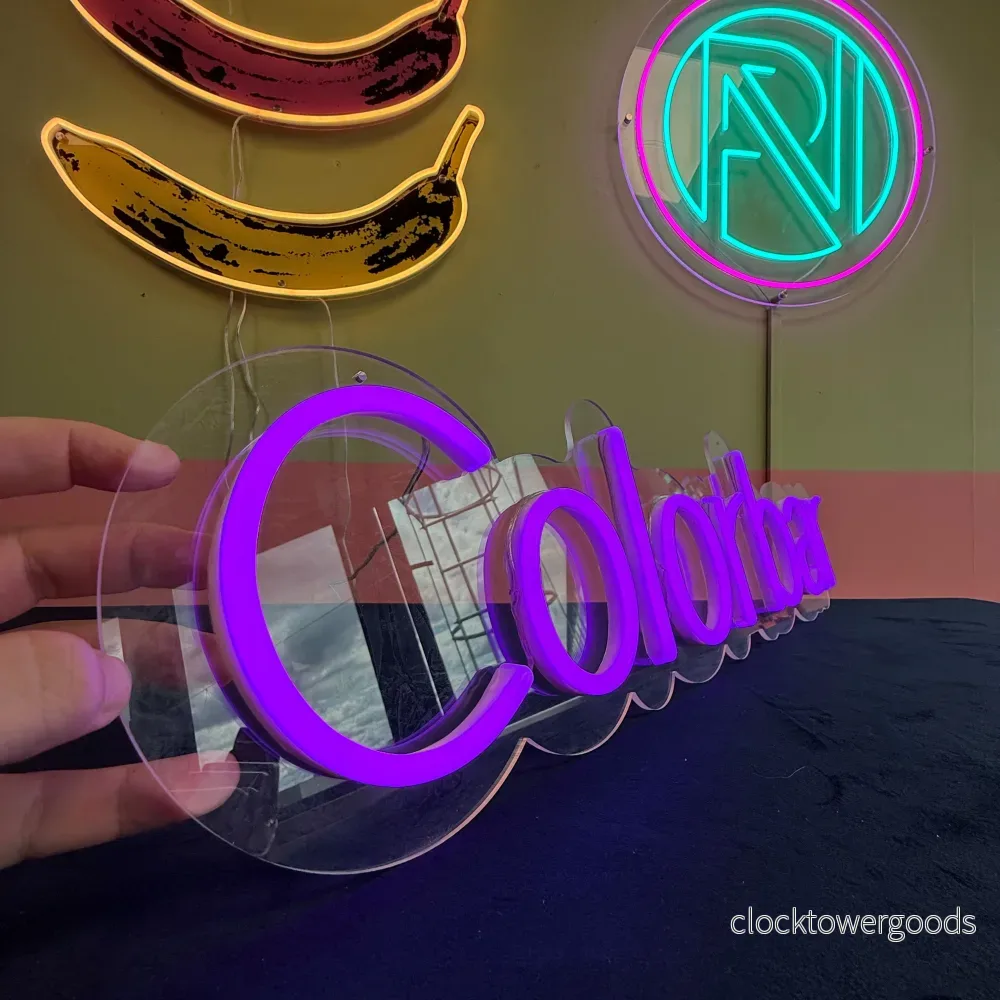"Colorbar" LED NEONSKYLT, LAGERRENSNING! - Bild 3