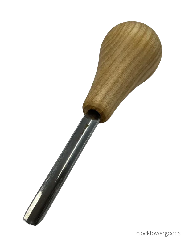Träsniderijärn 75x14 mm – rak skölp P8/08 med kulhandtag