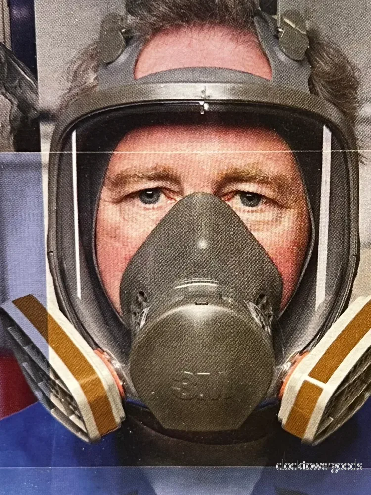 Damm-/ång-/gasmask - Helmask 3M™ - Bild 2