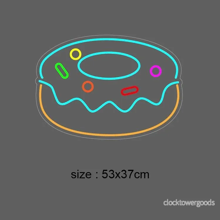 "Donut" Led neonskylt. - Bild 2