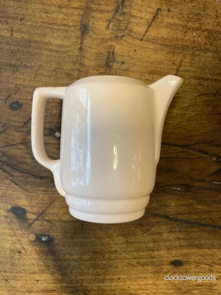 Vintage Digoin Sarreguemines Milk Jug – Soft Pink Vintage Digoin Sarreguemines Milk Jug – Soft Pink