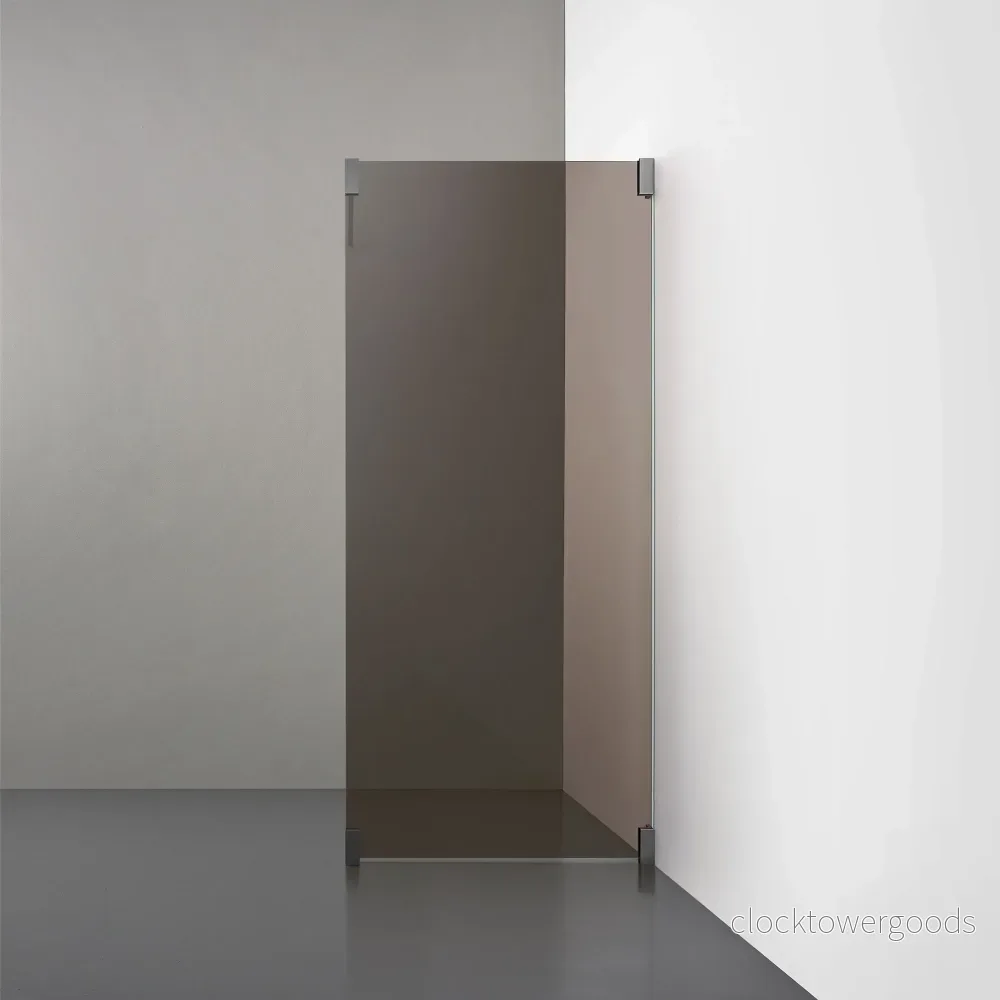 ROOH R2 Duschvägg Fast vägg – Bruntonat glas - Bild 3