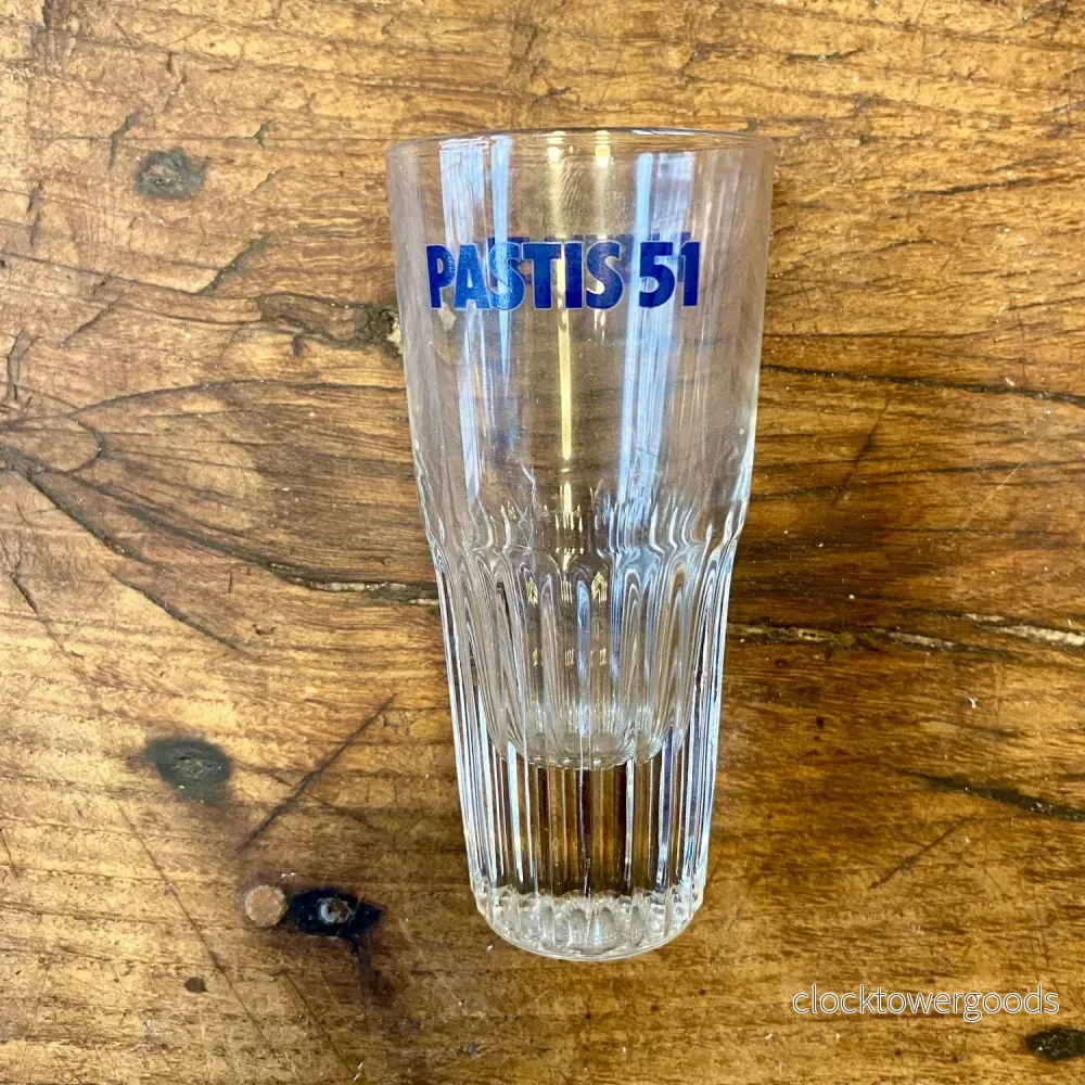 Vintage French Pastis 51 Glass Vintage French Pastis 51 Glass