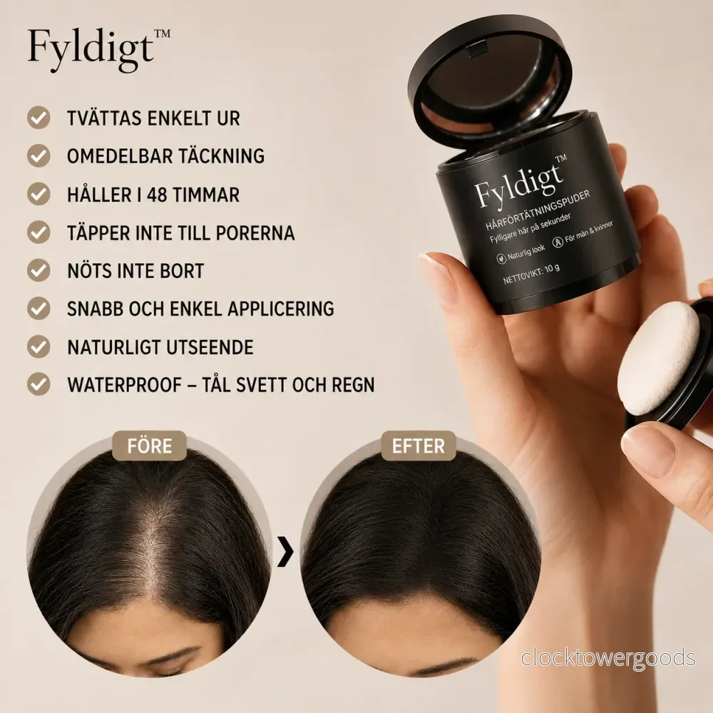 Fyldigt™ Hårlinjepuder – För fylligare hår direkt - Bild 3