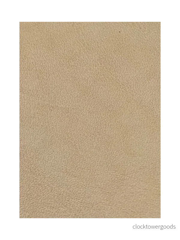 Slidläder: naturellt ofärgat läder 31 × 31 cm