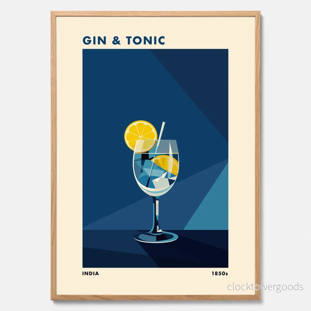 Gin och Tonic poster No.2 Gin och Tonic poster No.2