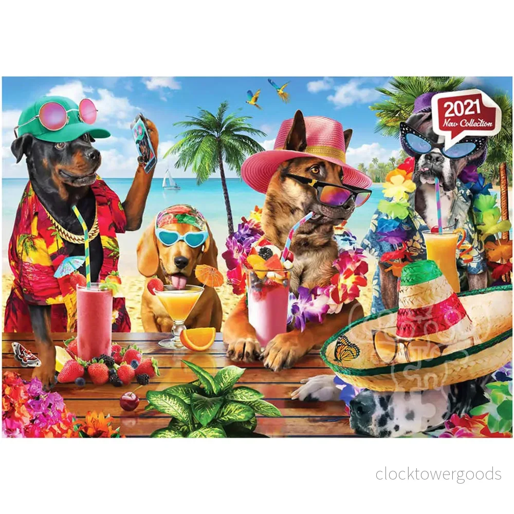 Dogs drinking at the beach Dogs drinking at the beach