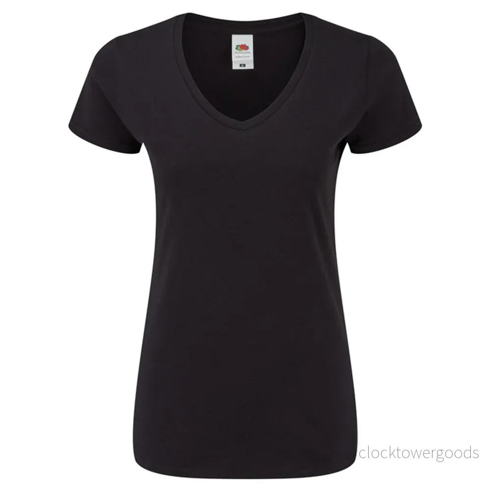 V-Ringad Dam T-Shirt - Bild 3