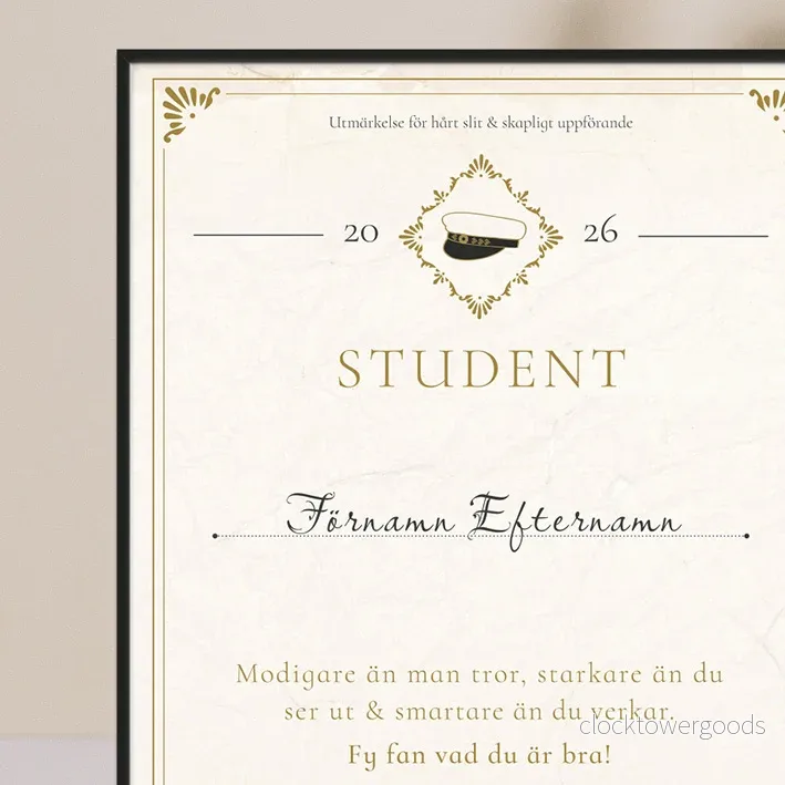 Student Diplom - Personlig Poster - Bild 3