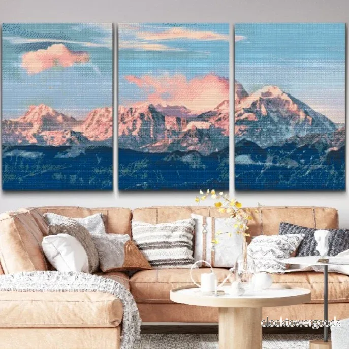 SNÖTÄKTA BERG – 3 i 1 diamond painting SNÖTÄKTA BERG – 3 i 1 diamond painting