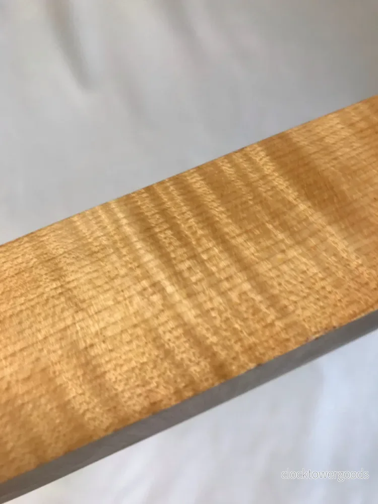 Flammig lönn 45 cm skaftämne - Bild 3