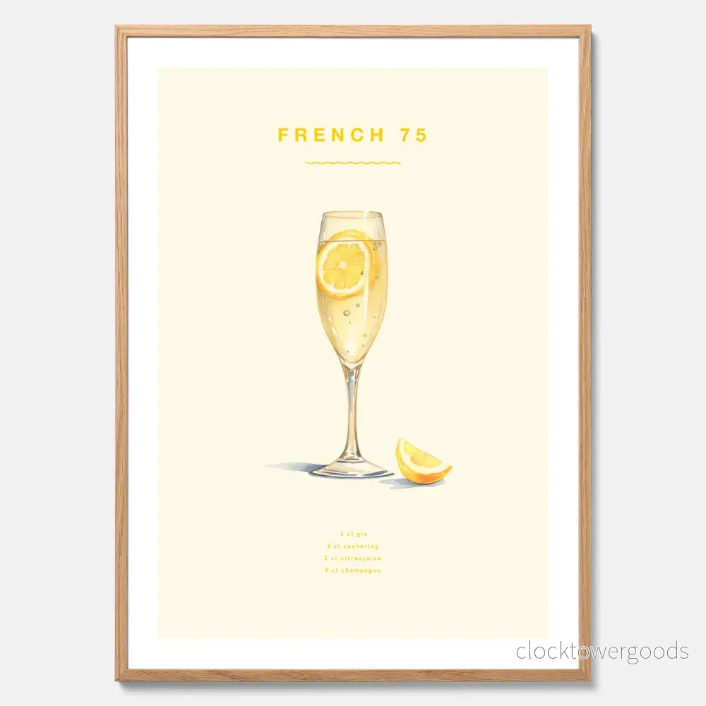 French 75 poster French 75 poster