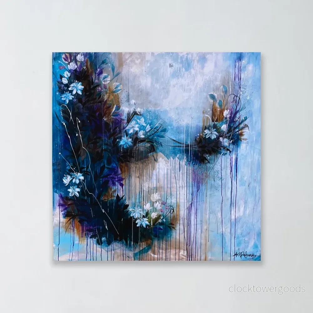 Blue floral
