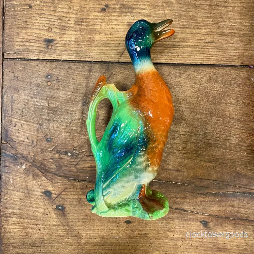 Vintage St Clément Ceramic Duck Pitcher – Multicoloured Glaze Vintage St Clément Ceramic Duck Pitcher – Multicoloured Glaze