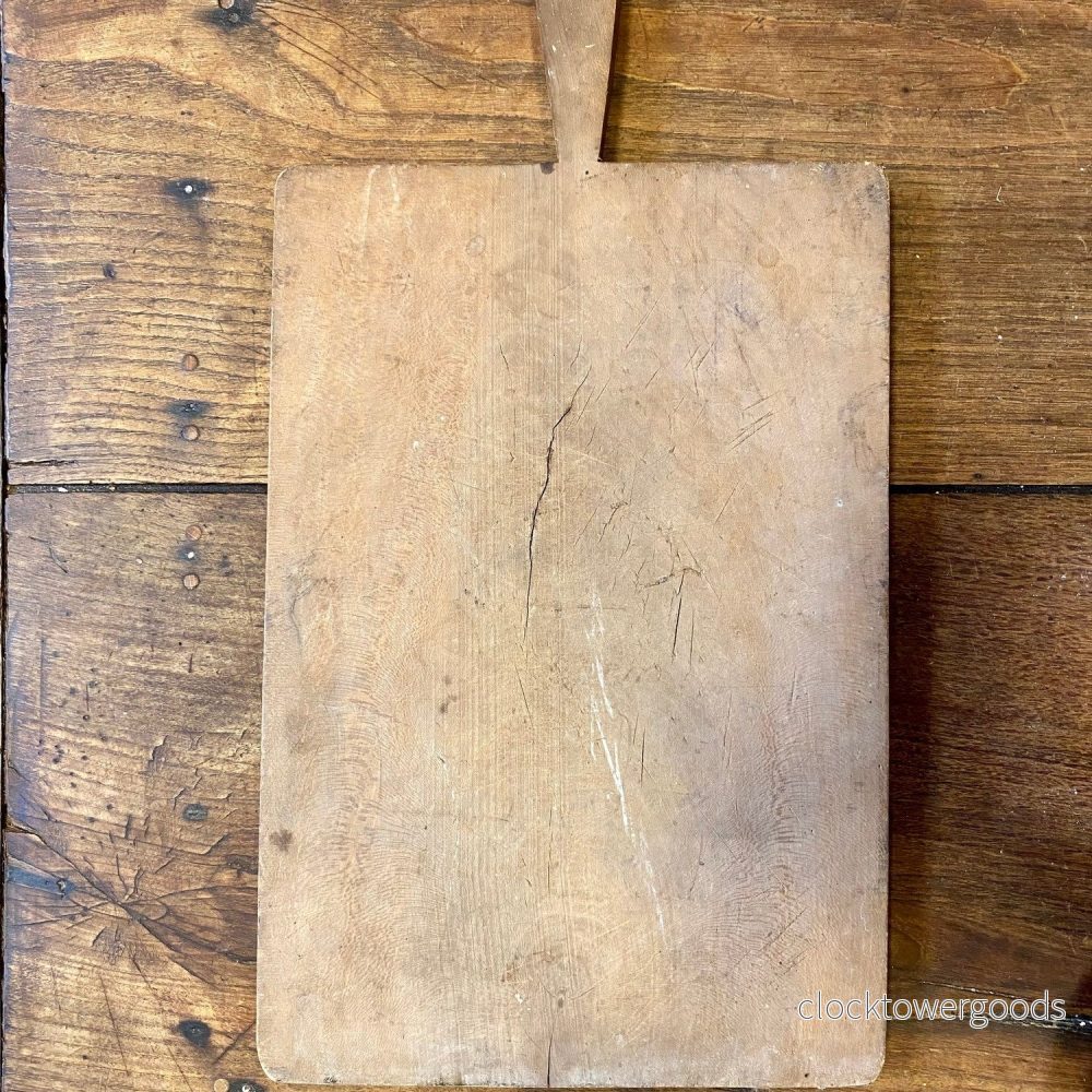 Vintage French Wooden Cutting Board – Long Handle - Bild 2