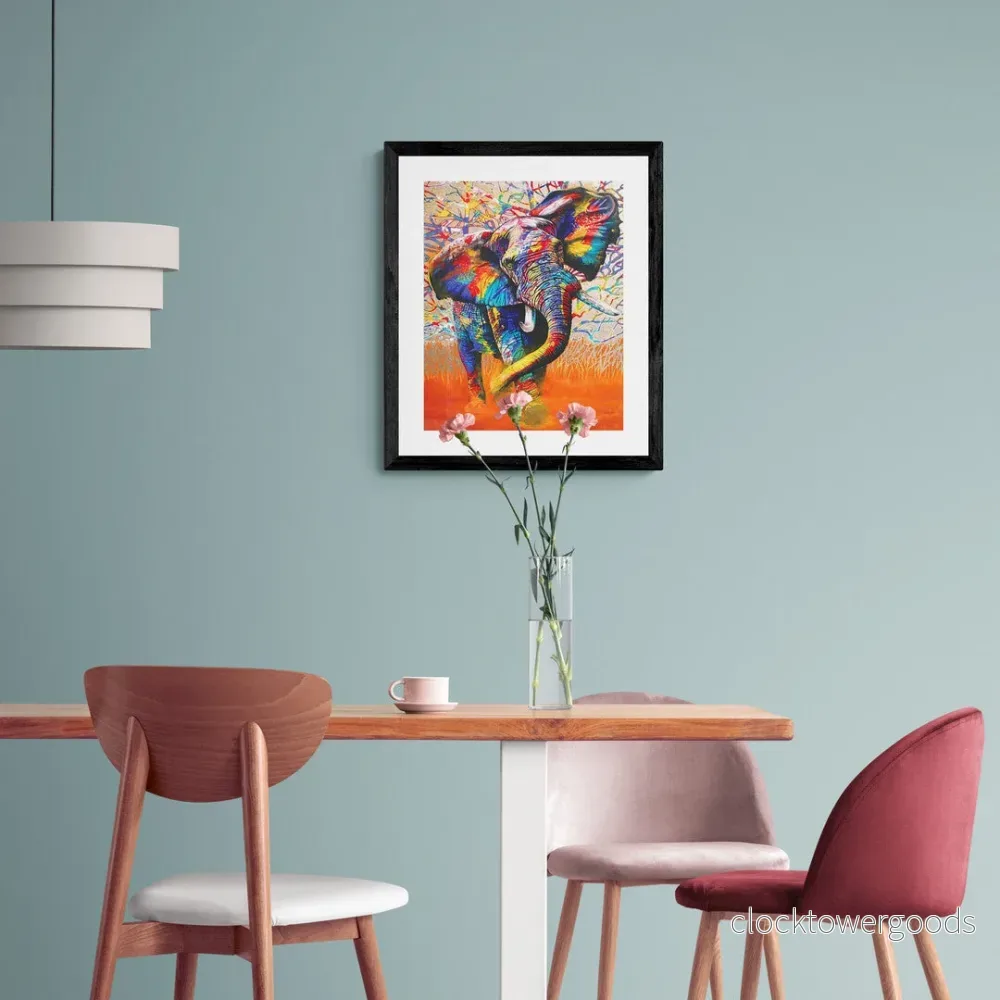FÄRGGLAD ELEFANT - Bild 2