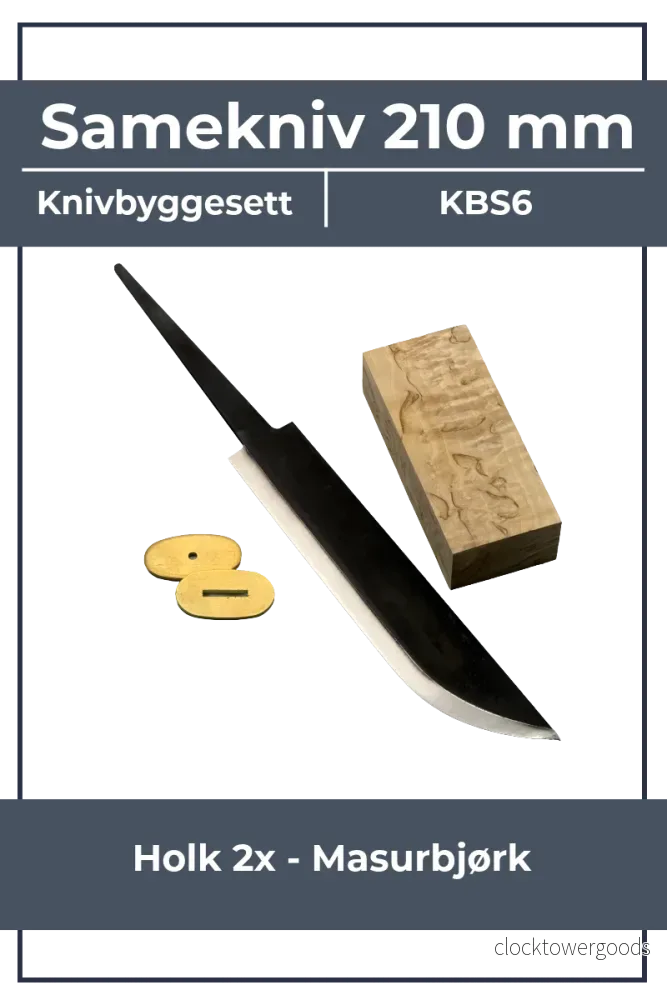 Knivbyggsats KBS6 – 210mm Samekniv Leuku Knivbyggsats KBS6 – 210mm Samekniv Leuku