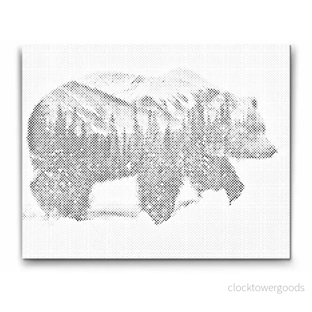 BEAR IN WINTER WONDERLAND