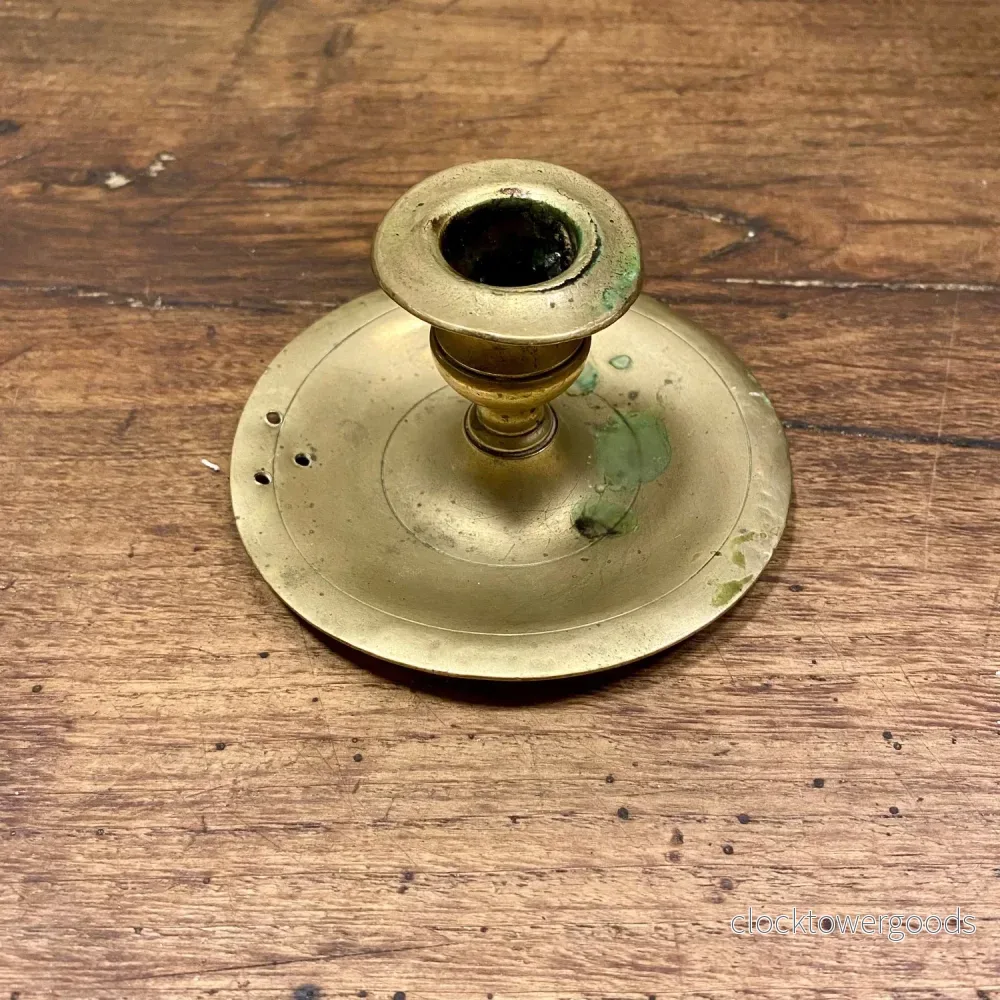 French Brass Chamberstick