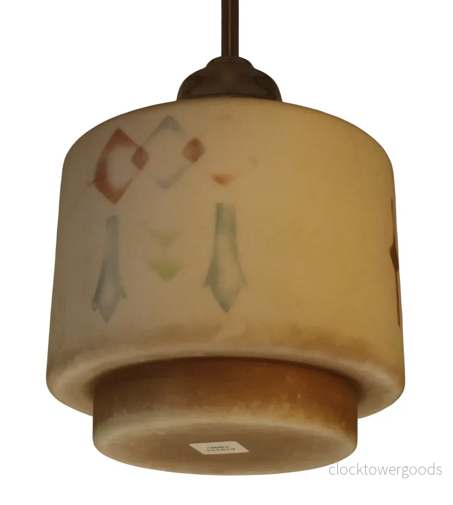 Pendellampa vitt glas