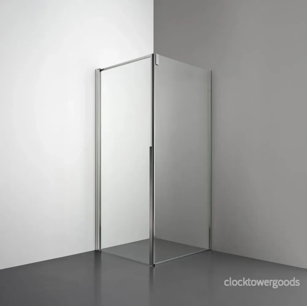 ROOH R3 Duschhörna Dörr + Vägg – Klart glas - Bild 3