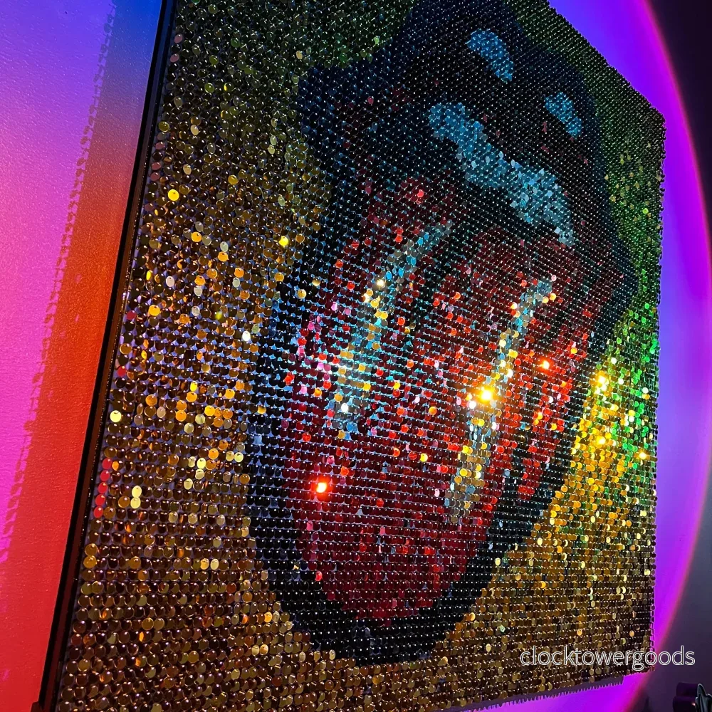 Bild "LICK ME" Shimmer wall. Gör det själv - LAGERRENSNING! - Bild 2