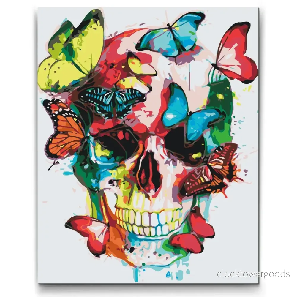 BUTTERFLY SKULL BUTTERFLY SKULL