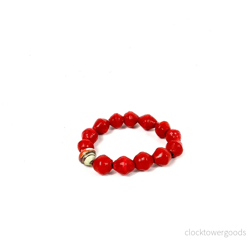 KAZURI "Röd" Armband