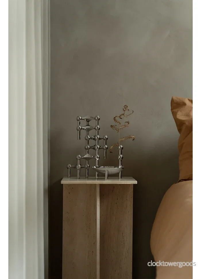 STOFF 3-set ljusstake, Krom - Bild 2