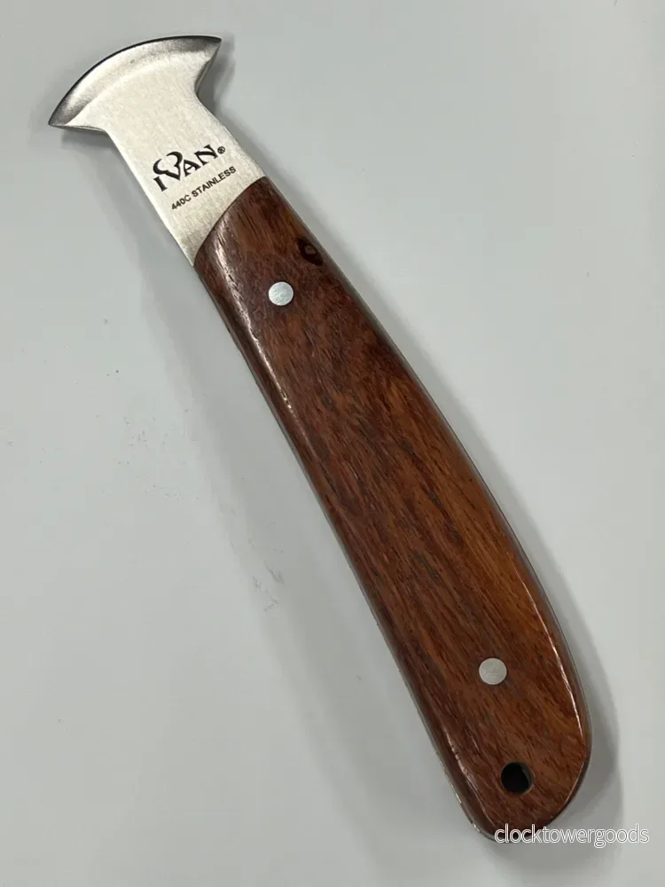 Rund liten läderkniv i fransk stil - Bild 3