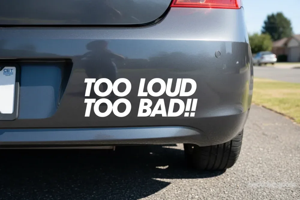 Too Loud Too Bad! Dekal