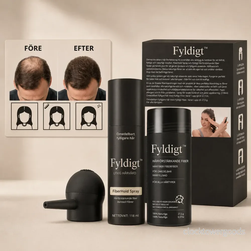 Fyldigt™ Hårfibrer – för tunt hår och glesa partier Fyldigt™ Hårfibrer – för tunt hår och glesa partier