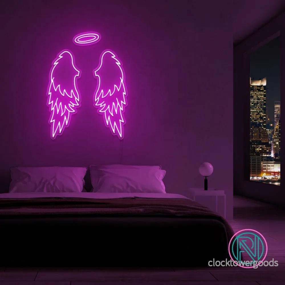 "Wings" Led neonskylt. - Bild 2
