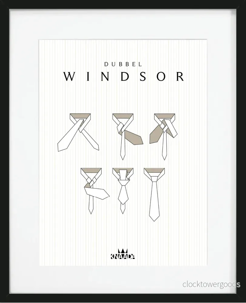 Dubbel Windsor – Poster med slipsknut