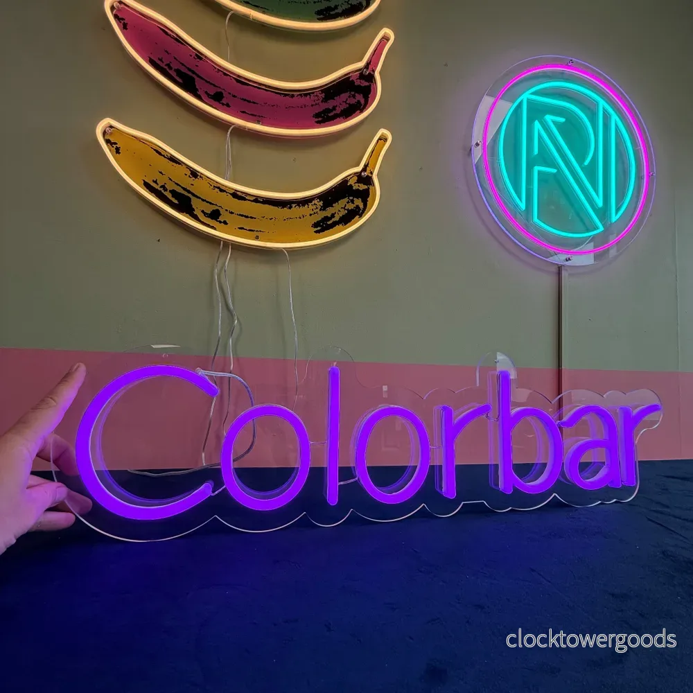 ”Colorbar” LED NEONSKYLT, LAGERRENSNING! ”Colorbar” LED NEONSKYLT, LAGERRENSNING!