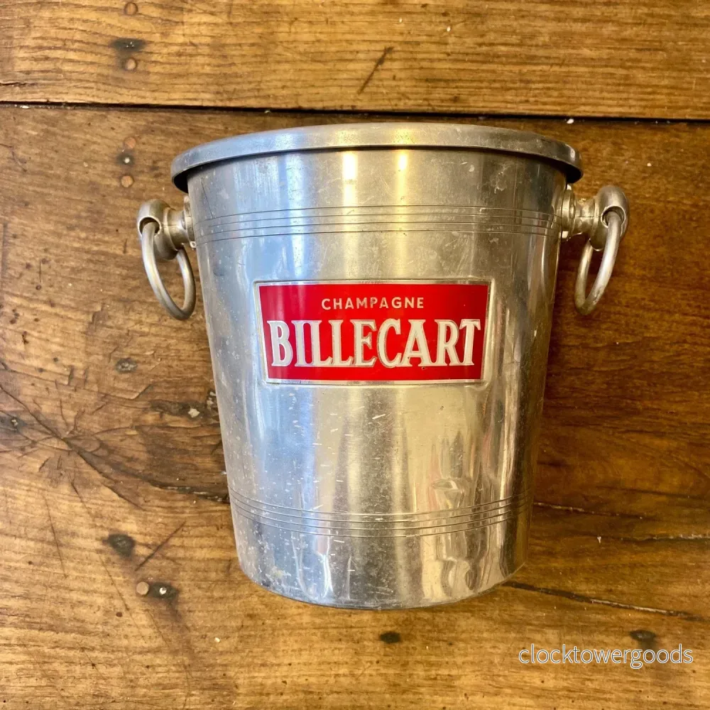 Vintage French Billecart Champagne Bucket