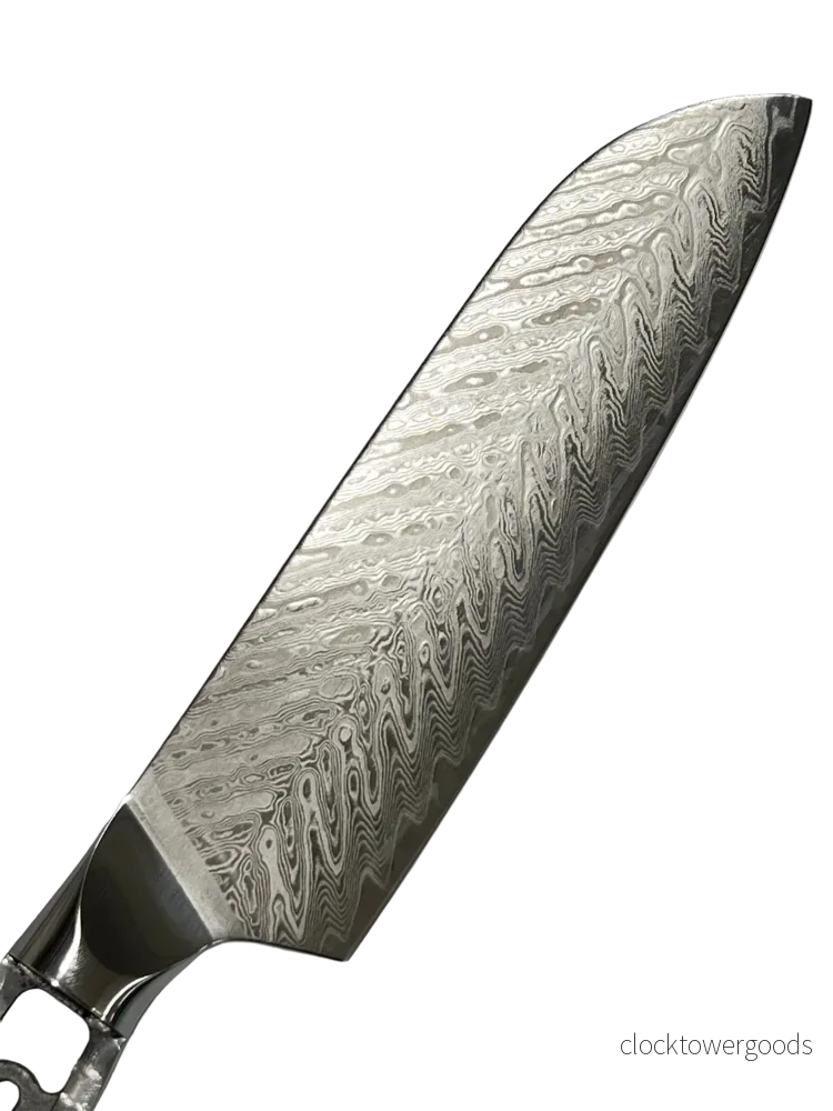 Herring Santoku – VG10-damast, kockkniv 7″