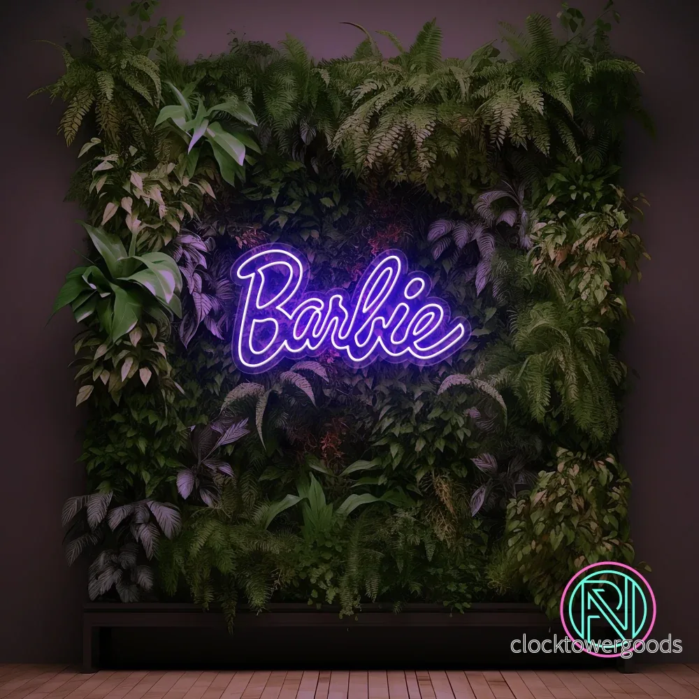 "Barbie" Modern. Led neonskylt. - Bild 3