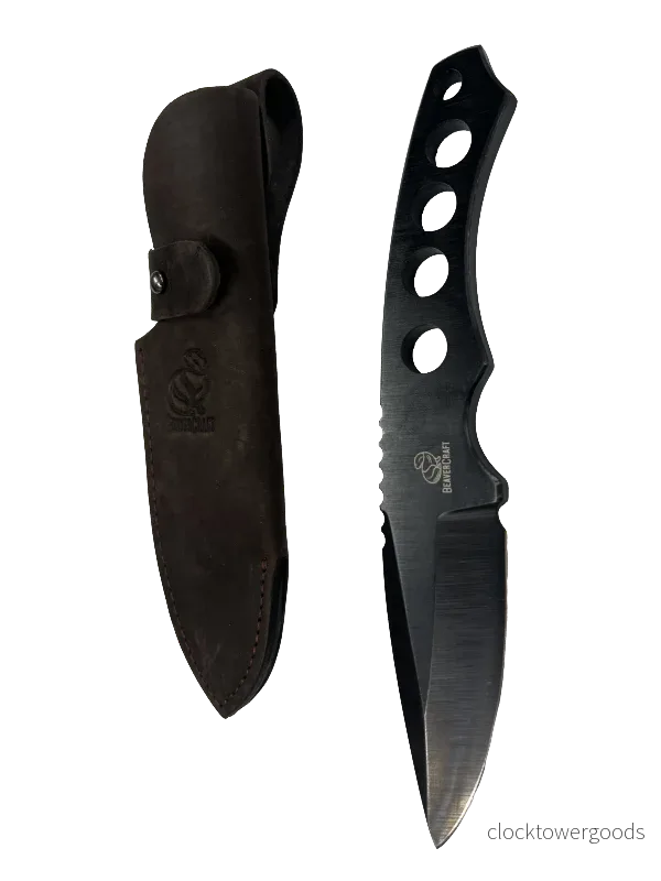 Skelettkniv SNK2 med läderslida