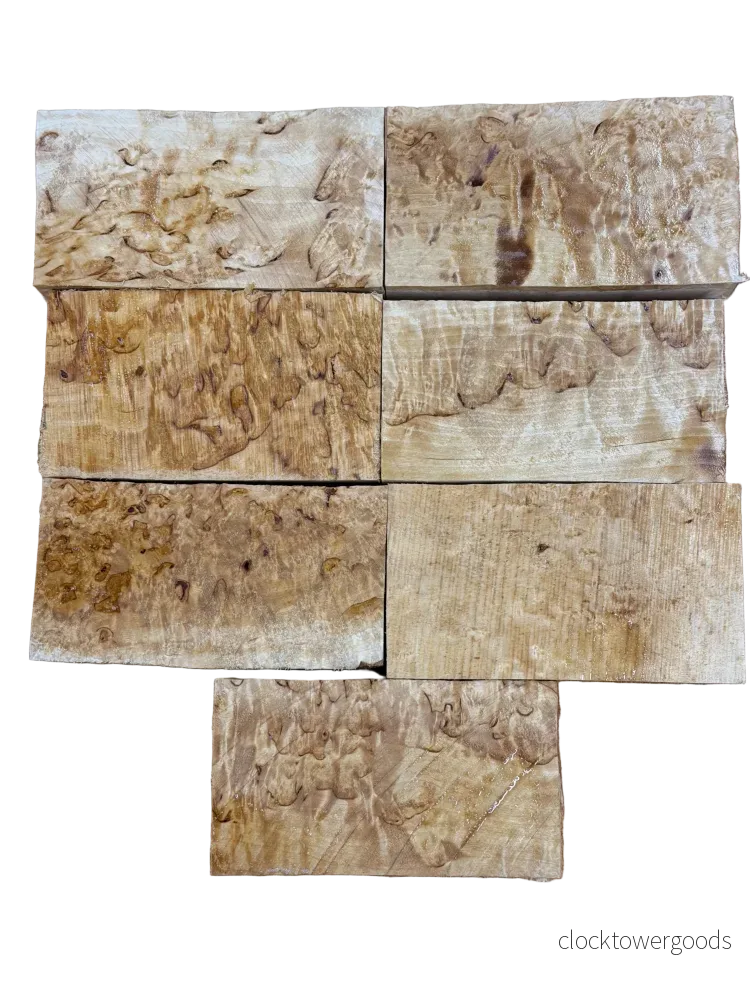 Täljämne för kopp av naturell valbjörk/masurbjörk MBS, ca 55 × 77 × 135 mm Täljämne för kopp av naturell valbjörk/masurbjörk MBS, ca 55 × 77 × 135 mm