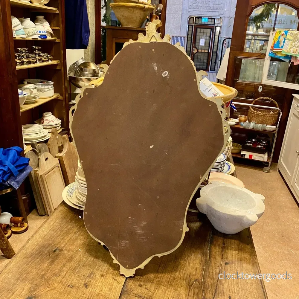 Vintage French Gilded Mirror – Rococo Style - Bild 3