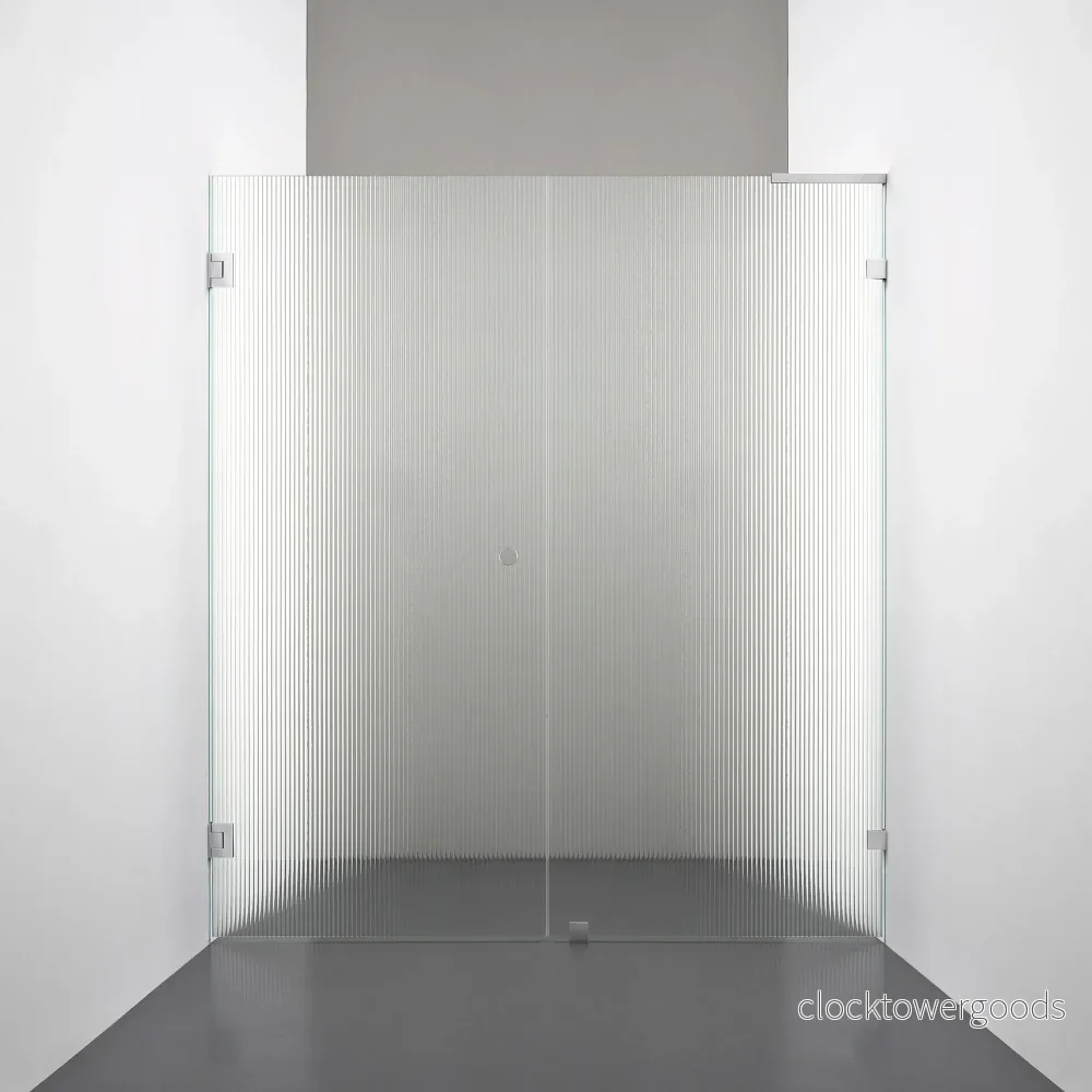 ROOH R4 Duschnisch Dörr + Vägg – Räfflat glas - Bild 2