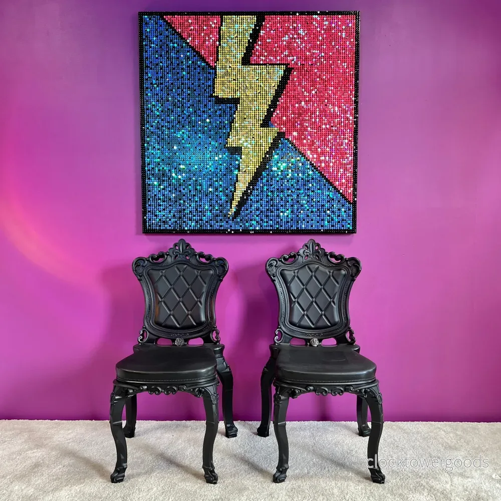 Bild "Blixten" Shimmer wall. Gör det själv! LAGERRENSNING! - Bild 2
