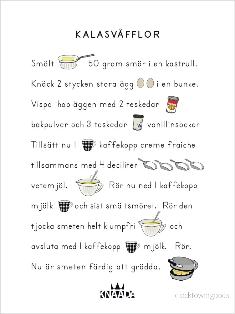 Våfflor Poster - Bild 3